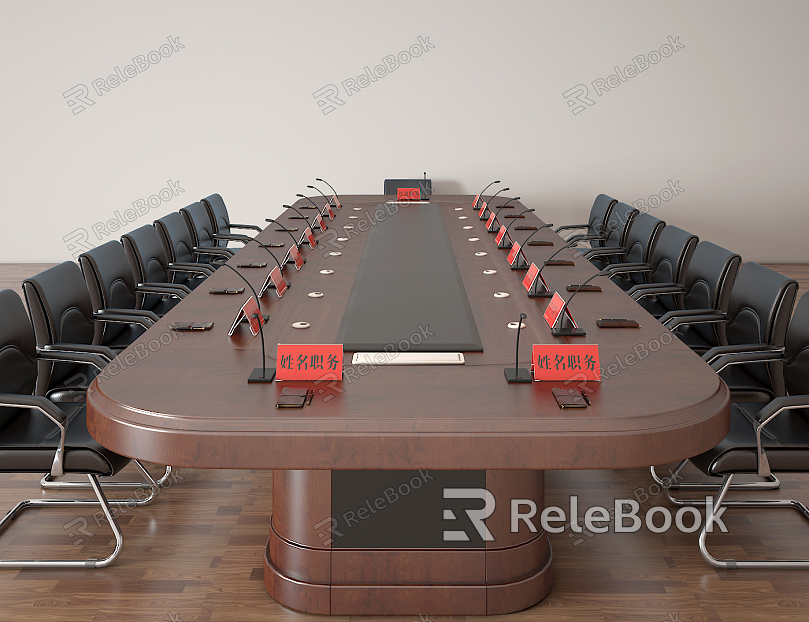 Modern Conference Table and Chair Conference Table model