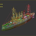 Ship Ship Warship Warship 3d model