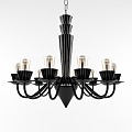 European Chandelier Lamps 3d model