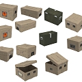 Industrial equipment box 3d model