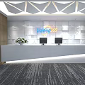 Modern Conference Room Interior With Large Blue Screen Arranged Chairs And Ceiling Lights