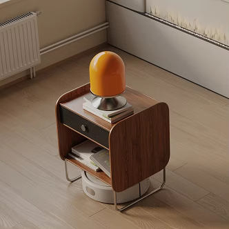 Modern Bedside Cabinet 3d model