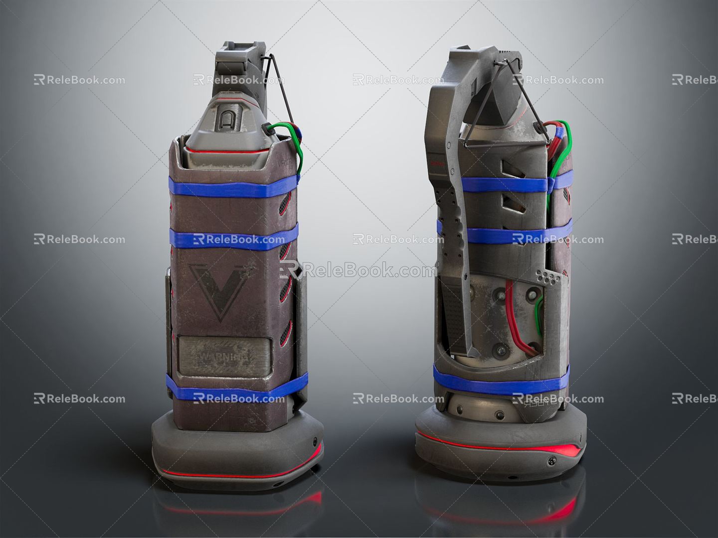 Modern Grenade Grenade 3d model