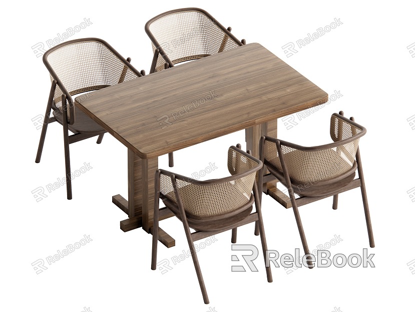 Quiet Wind Dining Table and Chair model