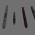 Collection of Military Submarines in Various Colors and Different Designs