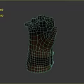 Gloves Handguard Realistic Game Items 3d model