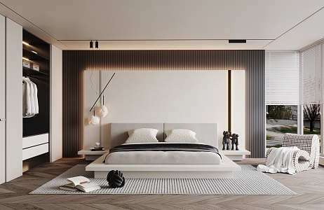 Modern Bedroom Home Bedroom 3d model