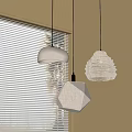Quiet wind small chandelier 3d model