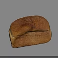 Freshly Baked Golden Loaf of Bread With Crusty Surface And Soft Interior Texture