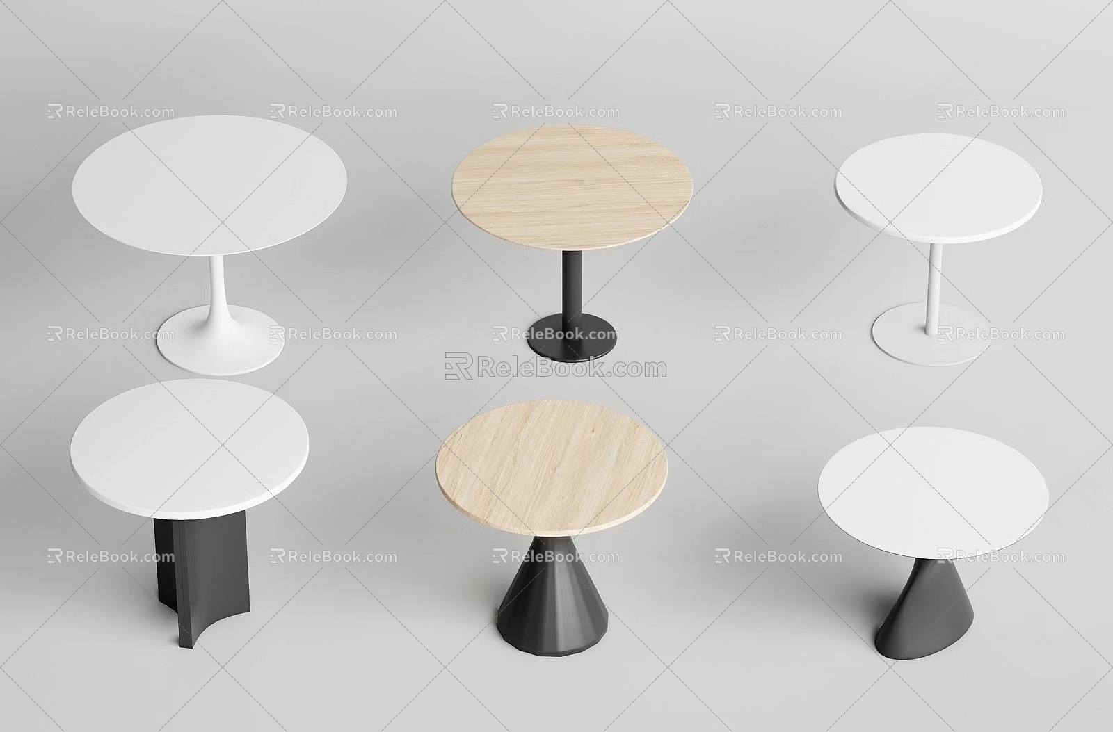 Fashion casual coffee table 3d model