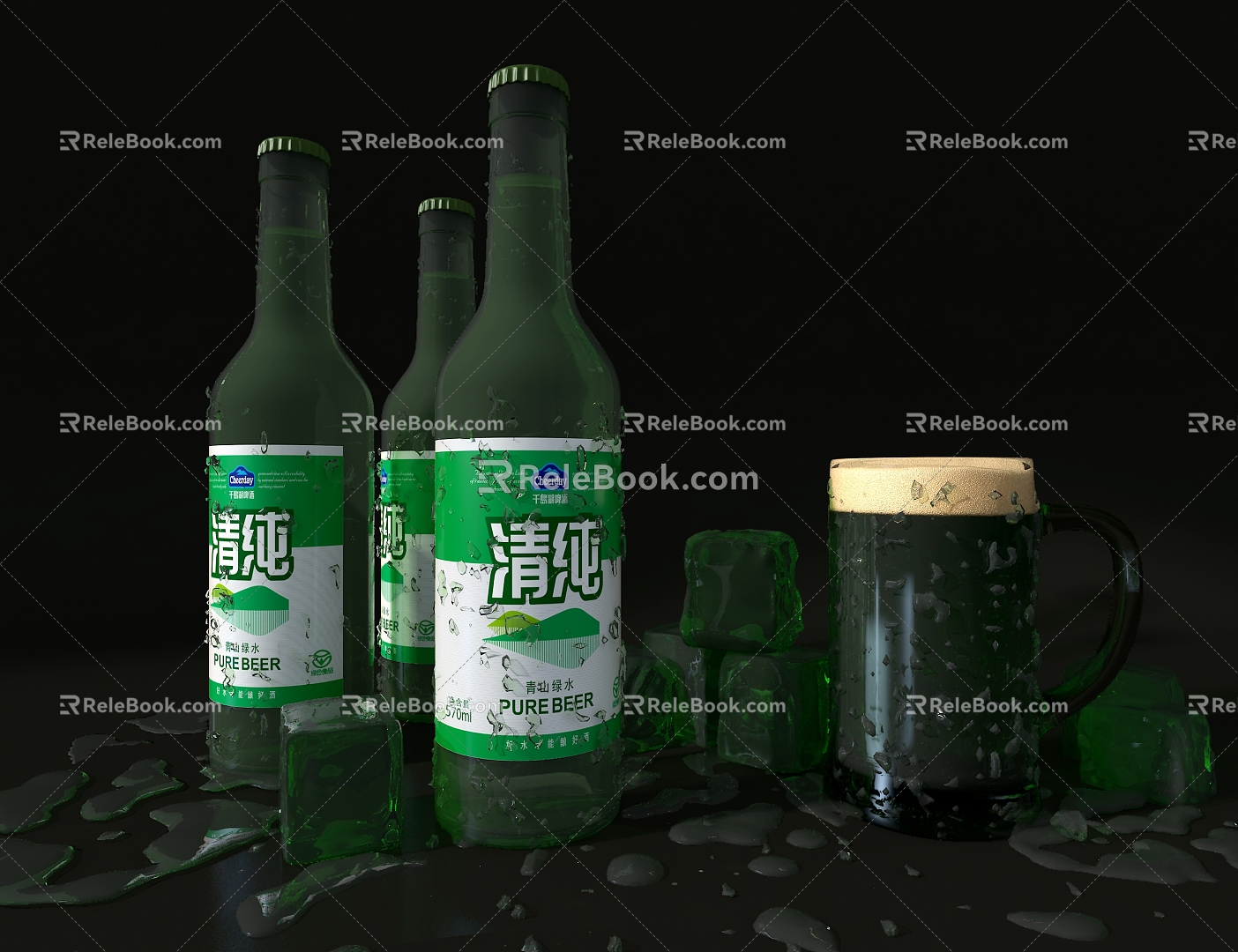 Beer Ice 3d model