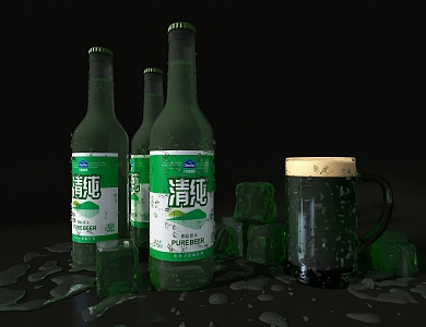 Beer Ice 3d model