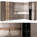 Modern Kitchen Cabinet Design With Drawers Closed Doors And Open Shelves