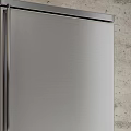 Stainless Steel Double Door Refrigerator Freezer Modern Kitchen Appliance Design