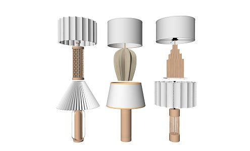 Modern table lamp 3d model