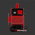 Red Tank Shaped Welding Equipment With Coil And Handle