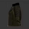 Shiny Black Leather Jacket With Modern Sleek Design Front Open Style And Long Sleeves