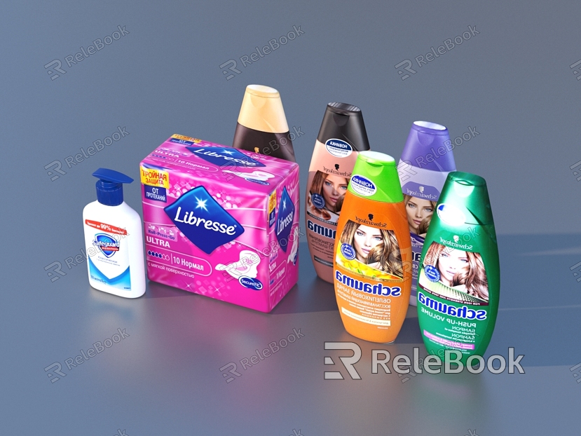 Supermarket merchandise daily necessities model