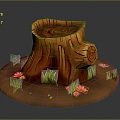 dead wood dry wood dry wood dry wood branch 3d model