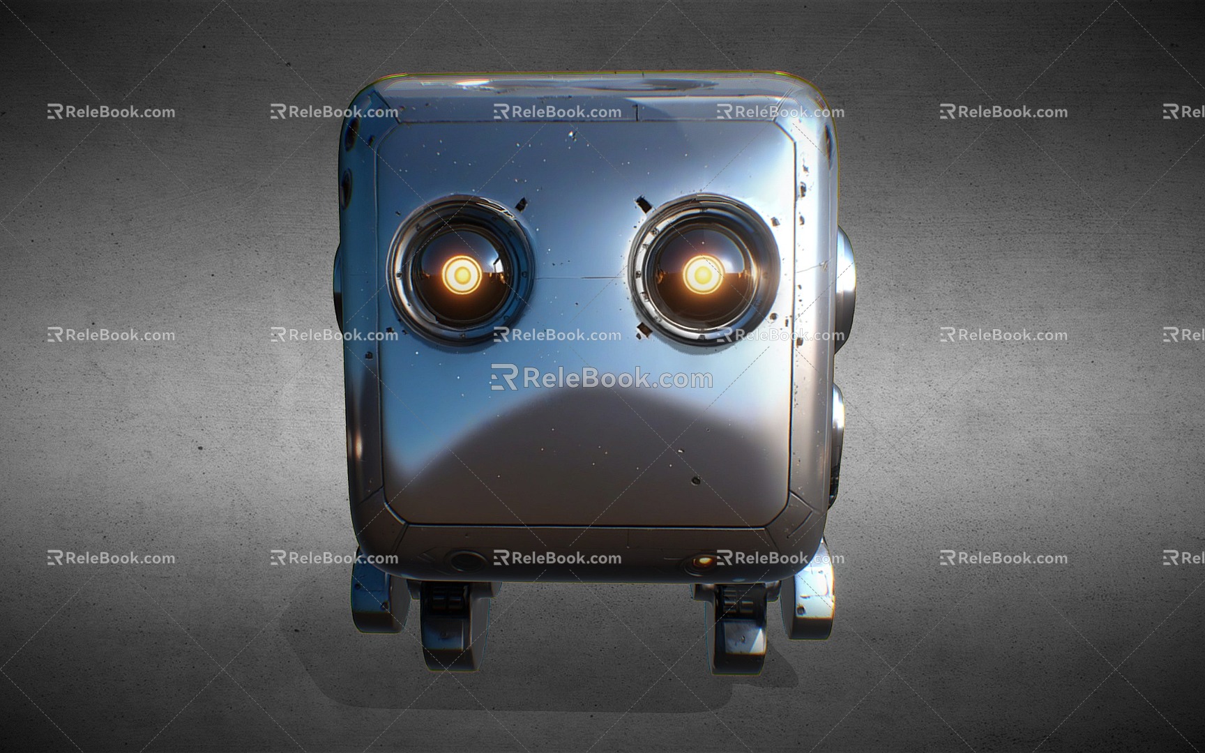 Modern robot intelligent machine 3d model