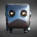 Modern robot intelligent machine 3d model