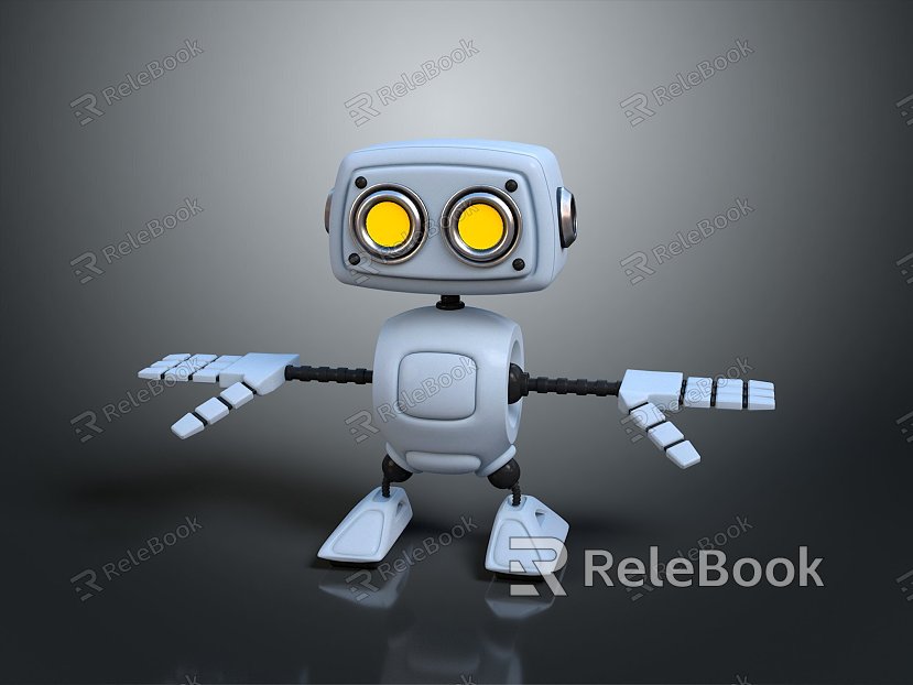 Robot Robot Assistant Small Robot Robot Butler Robot Butler Figure Game Figure model