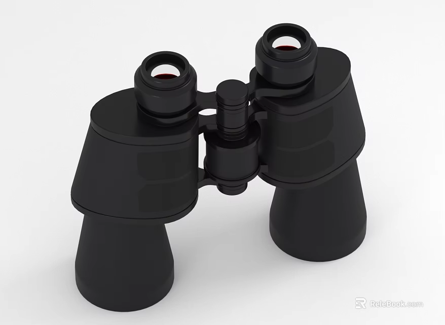 High Quality Commercial Equipment Black Binoculars With Professional Design For Outdoor Use 3d model 
