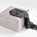 Modern Sofa Stool Single Sofa Blanket Shoe Stool Low Stool Bed End Stool Lazy Sofa 3d model