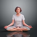 Comfortable Casual Daily Life Essentials White T shirt And Gray Pants For Relaxation