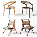 Modern Leisure Chairs With Wooden Frames Multiple Cushion Styles And Designs