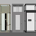 Home Elevator Sightseeing Elevator 3d model