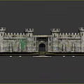 Monuments Sites Sites Sites Ruins Castle Fortress Ancient Castle Ancient Ruins Realistic 3d model