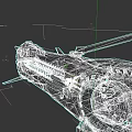 Futuristic Black Car With Sleek Aerodynamic Body And Red Accent Lights