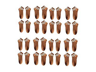 daily necessities socks 3d model