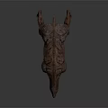 Fierce Monster Game Movie Character With Rough Skin Sharp Teeth Long Limbs And Standing Pose
