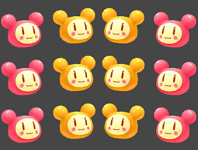 Modern Emoji Pack Emoji 3d model