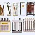 Modern Umbrella Stands and Wine Racks with Metal Frames and Various Styles for Home Organization