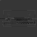 Traditional Swords With Green Scabbards And Golden Fittings On Black Stand