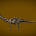 Mamen Creek Dinosaur Herbivorous Dinosaur Emei Dinosaur Cretaceous Jurassic Long Neck Dragon Low Face Number Low Model Simple Model Game Movie and TV Level Super Realistic 3d model
