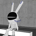 Doll Technology Machine Rabbit 3d model