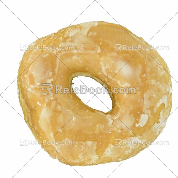 Donuts Bread Food Dessert 3d model