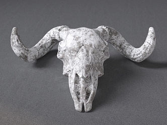 Modern Ornaments Sheep Skull 3d model