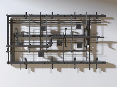 Modern Duct Ventilation Duct Fire Duct Industrial Duct Ceiling Duct Air Conditioning Duct 3d model