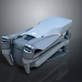 Foldable Gray Drone With Portable Design And Camera System For Aerial Photography