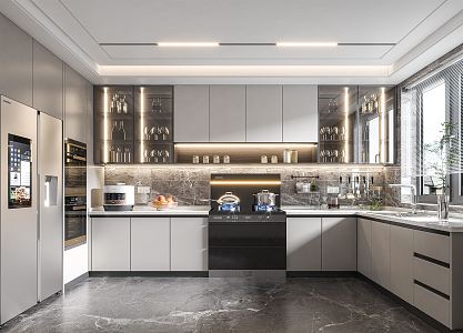 Modern Kitchen 3d model