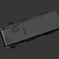 Green Military Truck With Multi Wheel Cargo Body And Modern Headlights
