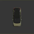 Yellow Electric Car With Black Roof Modern Five Door Design And Sleek Alloy Wheels