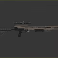 Modern crossbow 3d model