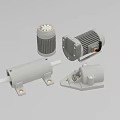 Industrial Mechanical Equipment Collection Featuring Electric Motor Pump Housing And Components
