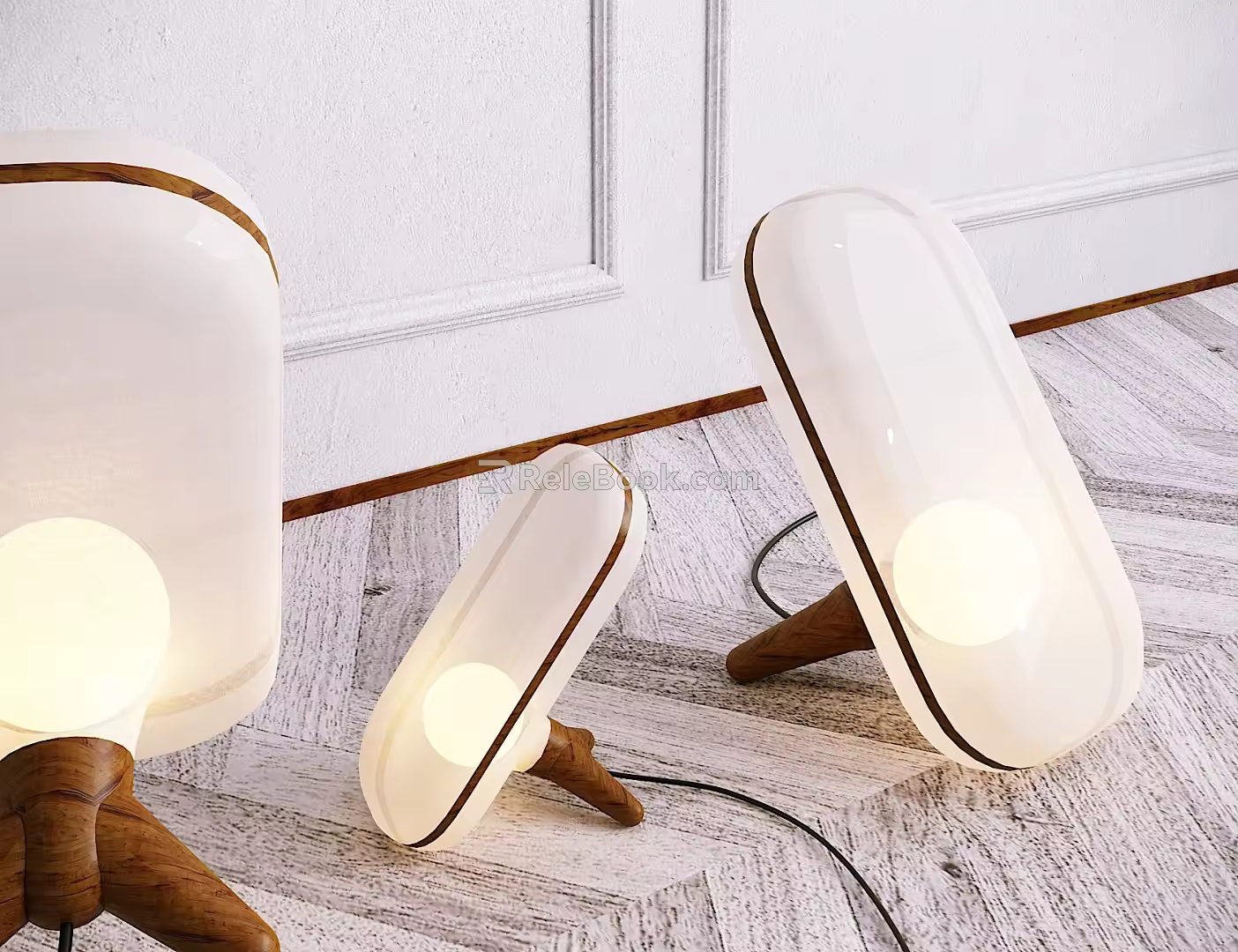 Nordic Table Lamp Creative Table Lamp 3d model
